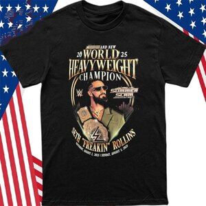 Seth Rollins World Heavyweight Champion 2025 T-Shirt 80